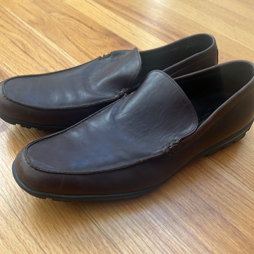 Men's Italian Brown Leather Loafers